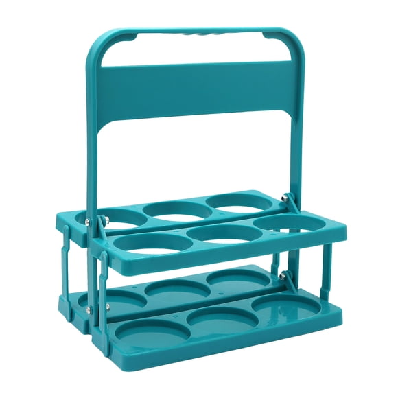 Yhmxh Organizadores y almacenamiento Cesta de cerveza de plástico plegable, soporte para bebidas, hervidor deportivo, soporte portátil, estante para cerveza Almacenamiento de ducha