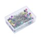 thumbnail image 5 of RV 200 Uds. Alfileres coloridos con cabeza alfileres de costura alfileres rectos de vidrio alfileres de acero cuentas de vidrio para coser acolchados y manualidades para hacer joyas, 5 of 5