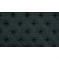 thumbnail image 2 of Tufted High Back 2 Seater Love Seat Bench With Nailhead Trims, Blue, 2 of 3