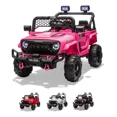 thumbnail image 1 of The Baby Shop Carro Montable Eléctrico Camioneta Rosa Niño Control Tek-799, 1 of 5