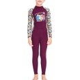 thumbnail image 1 of Muebles multicolores Traje de buceo Mangas largas y pantalones Mono de traje de baño para Snorkel Surfing Aplicable a todas las temporadas PURPLE XXL sidaley OD003660-10, 1 of 7