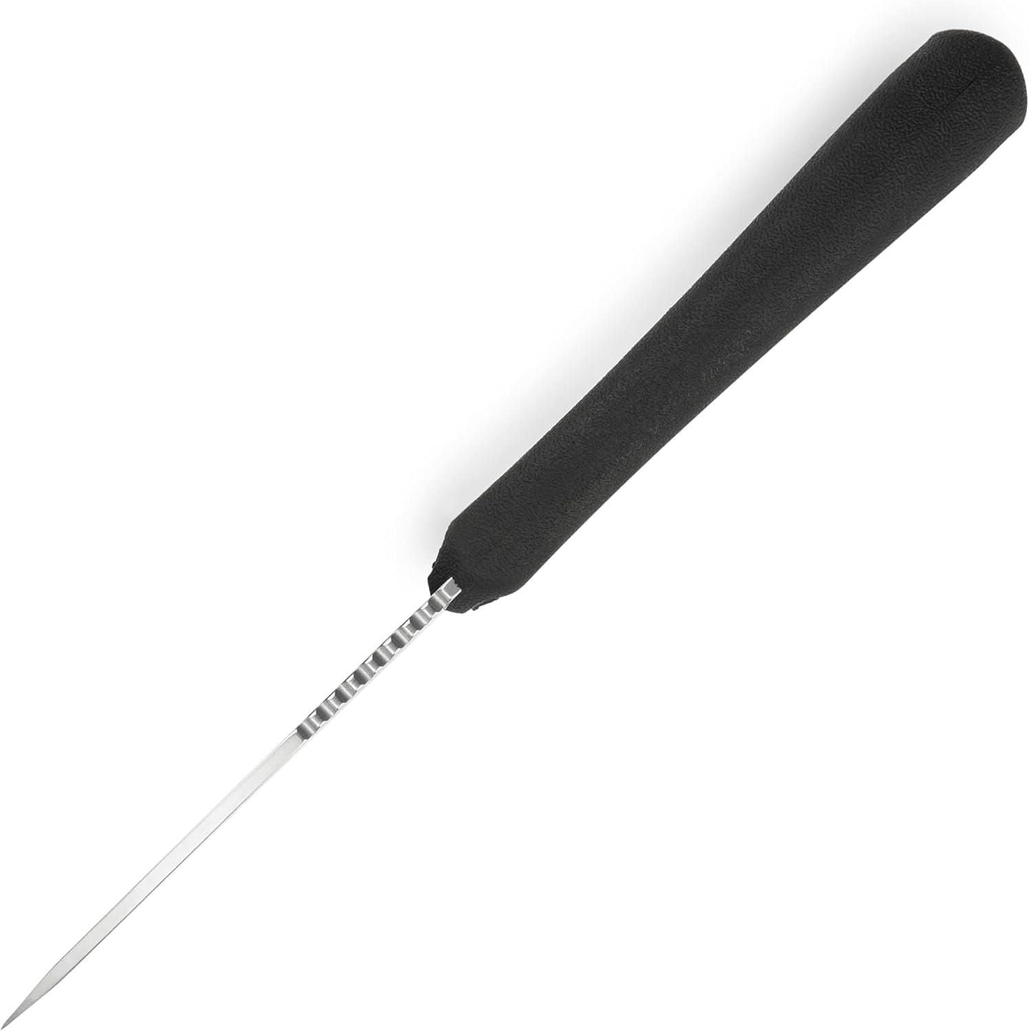 Buck Knives 685 Large BuckLite Max II, Large Fixed Blade Knife, 420HC Stainless Steel Blade, Dynaflex Rubber Handle, Polyester Sheath Included, Black, 100% Lifetime Warranty Hunting, Camping, Outdoors