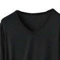thumbnail image 2 of Conjunto de Ropa Interior Larga de Mujer Cuello en V Manga Larga Lencería Casual Ropa de Dormir Pajama Set Confort Suave, Lencería de Manga Larga para Mujeres, 2 of 6