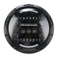 thumbnail image 1 of Faro delantero para motocicleta, 7 pulgadas, 12 LED, faro delantero para motocicleta, faro delantero para motocicleta redondo, estética elegante, 1 of 9