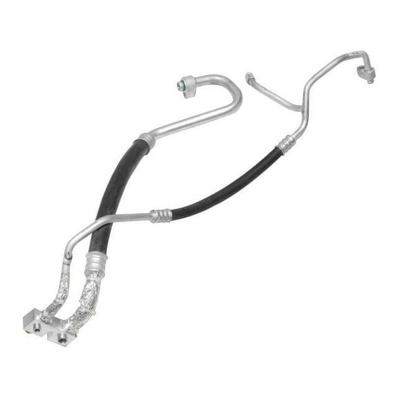 A/C Manifold Hose Assembly - Compatible with 2003 - 2007 Ford F350 Super Duty 6.0L Turbo Diesel (with Single Alternator) 2004 2005 2006