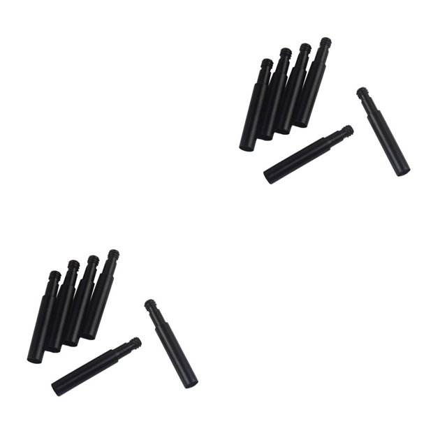 Yuarrent Extensor de válvula de neumático de bicicleta Rueda de bicicleta 40 mm Extensores de válvula francesa Tapas Adaptador de núcleo Aleación de negro 40 mm 2piezas Yuarrent CBP101312