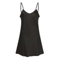 thumbnail image 4 of Chuancc Pajama Dress Silk Gown Sexy Sleepwear For WomenDress Pjs For Women Silk Sleep Dress Pure Silk Nightdress Silk Gowns For Women Sleepwear Black M, 4 of 4