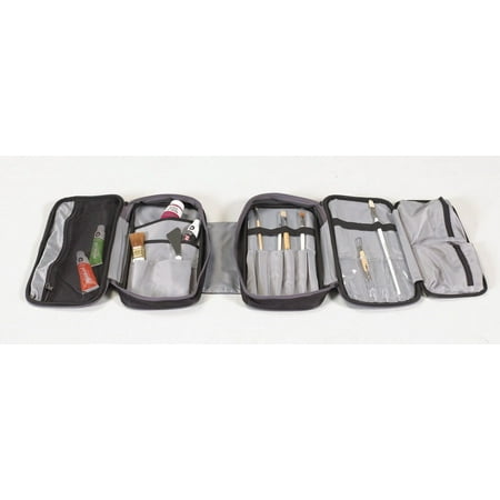 UPC: 0080031051370 | Martin F. Weber Just Stow-it Creative Double Expandable Tool Bag 14 1/2inW x 7inH x 3inD Black/Gray