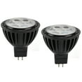 thumbnail image 3 of 7-LED Spotlights, Low Power, 110-240V, Bright White Light Energy-Efficient 7W MR16 LED Bulbs, 2-Pack, 3 of 8