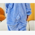 thumbnail image 5 of Kids One Piece Flannel Zip Cosplay Animal Costume Pajamas Home Clothing, 5 of 7
