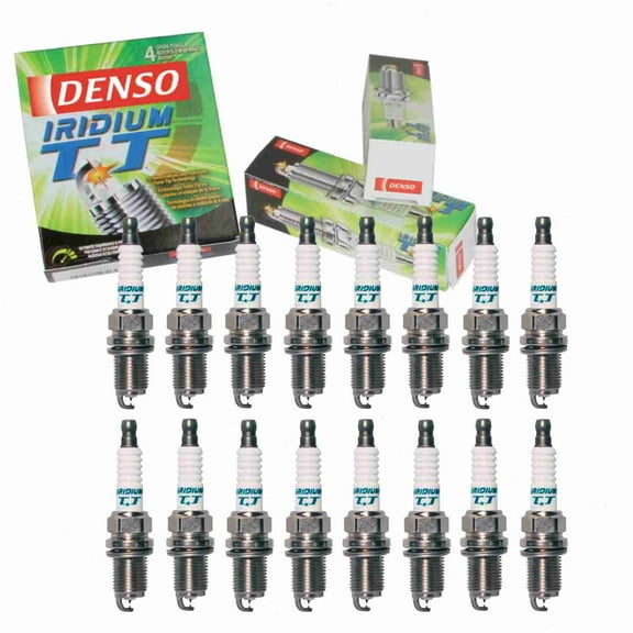 16 pc DENSO Iridium TT Spark Plugs compatible with Mercedes-Benz S430 4.3L V8 2000-2006