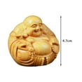 thumbnail image 2 of Colección de Estatuas de Buda de Madera Talladas a Mano para Decoración de Sala de Estar de Escritorio, 2 of 8