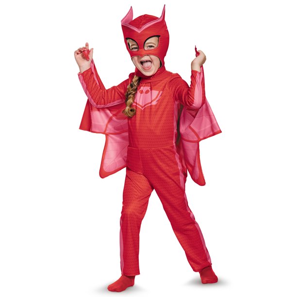 PJ Masks Girl's Owlette Classic Toddler Costume