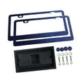 thumbnail image 5 of Nishiyuenyi 2Pcs License Plate Frame for Women with Rhinestones Professional Accessories Blue, 5 of 9