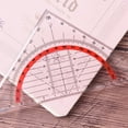 thumbnail image 6 of Multifunction Triangular Ruler Scribing Ruler Triangle Rulers Tools 45 degrees, 6 of 8