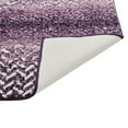 thumbnail image 5 of Better Trends Bath Rug Set 2 Piece Bath Mat Non Slip Micro Polyester Bathroom Floor Set, Shower, Tub, Casablanca Collection – (Purple), 5 of 7