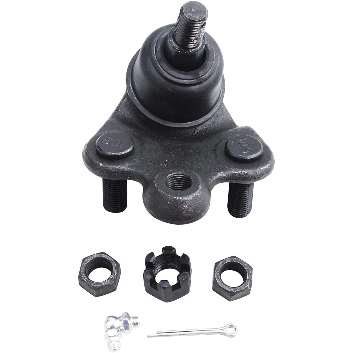 Detroit Axle - Front Lower Ball Joints for 2006-2011 Honda Civic, CSX 2007 2008 2009 2010 2 Lower Ball Joints Pair Replacement