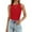 Red, variant on TIANZEN Summer Women's Sleeveless Knitted Sports Yoga Tank Top Round Neck Fitness Shirt For Exercise And Workouts Bathing Suit Tops for Women Bodysuit Top Women Bills Top Women