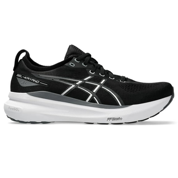 ASICS Men's Gel-Kayano 31 Running Shoes, Black/White, US 9 Extra Wide