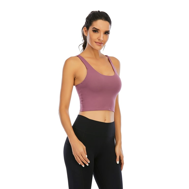 Basstop Padded Strappy Sports Bra Yoga Tops Activewear Workout