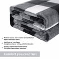 thumbnail image 7 of REGALWOVEN Flannel Fleece Blanket Sofa Blankets for Couch Sofa, Black and White Pet/30"x40", 7 of 7