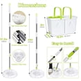 thumbnail image 3 of Masthome Spin Mop with Mop Buckets Wringer System for Floor,Mop Set with 3 Microfiber Mop Pads, 3 of 7