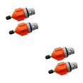 thumbnail image 4 of Kenally Paquete de 2 adaptadores de bomba de SUP inflables con válvula de aire, juegos portátiles de goma de cobre, convertidor de adaptadores, barcos, Naranja 2piezas Kenally  CBP214679, 4 of 6