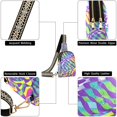 thumbnail image 6 of FORMRS Womens Crossbody Sling Bag Travel Daypack Shoulder Chest Backpack, Green Wavy Pattern, 6 of 7