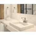 thumbnail image 2 of Duro 4 in. Centerset 2-Handle Bathroom Faucet with Drain Assembly in Satin Nickel (1.0 GPM), 2 of 2