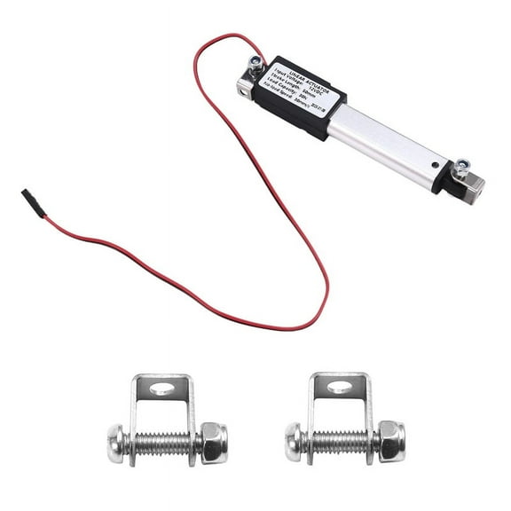 Micro-Type Linear Actuator,2In Stroke,30N/6.75lb,Speed 30mm/S Mini Electric Waterproof Actuator Motor LinearActuator 12V