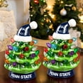 thumbnail image 3 of Penn State Nittany Lions 2-Pack 4" Ceramic LED Christmas Tree Set, 3 of 3