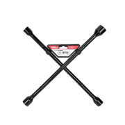 Hyper Tough Heavy Duty Lug Wrench Carbon Steel Tire Iron 16-inch, Black