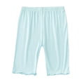 thumbnail image 5 of Ruyang Toddlers Ruffle Shorts Solid High Waisted Biker Stretch Shorts Soft Summer Dance Yoga Shorts 18 Months-9 Years, 5 of 5