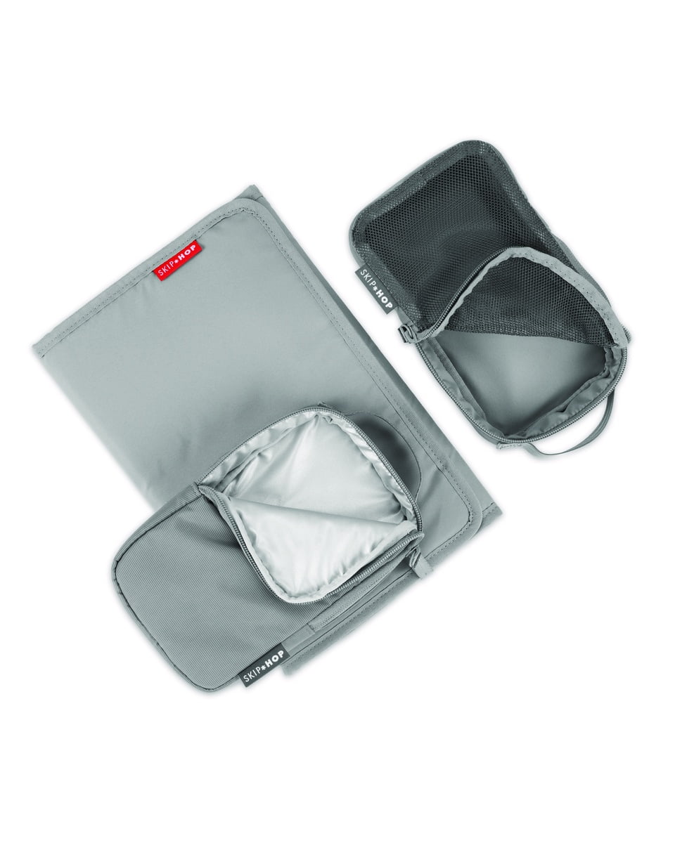 Skip Hop Forma Next Diaper Backpack, Grey, Water-Repellent, Multi-Pocket, Travel Ready