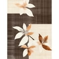 thumbnail image 2 of Pentantan 5'x7' Floral Area Rugs, Machine Washable Rug for Living Room- Soft Indoor Carpet, Low Pile for Bedroom, Dining Room, Playroom, Office, Brown, 2 of 7
