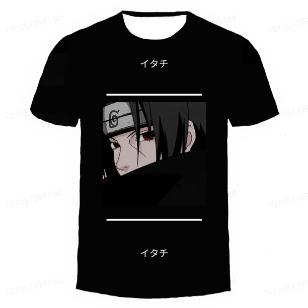 Nueva camiseta japonesa de Manga Narutoes, camisetas con estampado 3D para hombres y mujeres, novedad, camiseta informal para niños, camiseta de verano para niños, Tops90 Gao Jinjia LED