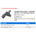 thumbnail image 2 of Camshaft Position Sensor - Compatible with 2007 - 2017 Volkswagen Touareg 2008 2009 2010 2011 2012 2013 2014 2015 2016, 2 of 2