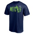 thumbnail image 2 of Men's DK Metcalf Navy Seattle Seahawks Checkdown T-Shirt, 2 of 3
