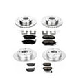 thumbnail image 3 of Power Stop Front and Rear Ceramic Brake Pad and Drilled and Slotted Rotor Kit K657, 3 of 10