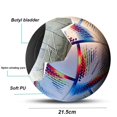 thumbnail image 4 of Nuevo balón de fútbol profesional de PU sin costuras para hombres, tamaño 5, balones de entrenamiento deportivo para niños, equipo de fútbol de alta calidad, 4 of 5