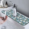 thumbnail image 7 of Kdxio Snowflake Scarf Snowman Pattern Non-Slip Diatom Mud Faucet Drain Pad,Self Absorbent Mat for Kitchen Sink for Variety Kitchen & Bathroom Countertops, 7 of 7