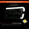 thumbnail image 4 of AKKON - Fits 2002-2009 Chevy Trailblazer [LED DRL Running] Projector Chrome Headlights Pair Driver+Passenger Replacement, 4 of 7