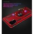 thumbnail image 6 of Grade Drop Impact for Samsung Galaxy A51 4G Case Galaxy M40S Case 360 Metal Rotating Ring Kickstand Holder  Car Mount  Heavy Duty Cover for Galaxy A51 4G Phone Case (Blue), 6 of 10