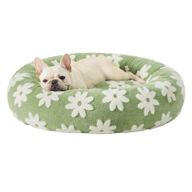 Fournitures pour Animaux de Compagnie pour Chiens, Lits pour Animaux de Compagnie pour Chiens Moyens, et Lit Rond d'Intérieur Chaud pour l'Hiver, Sommeil pour Animaux de Compagnie, Fournitures pour Animaux de Compagnie, Lit Surélevé pour Animaux de Compagnie