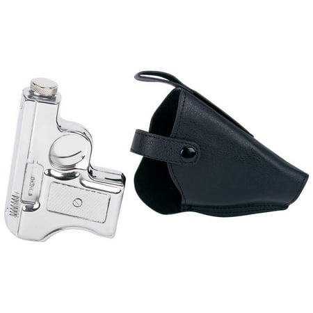 Maxam® 2pc Stainless Steel Pistol Flask Set