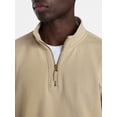 thumbnail image 4 of George Men's Washed Terry Quarter Zip Sweater, Sizes S-3XL, 4 of 5
