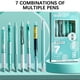 thumbnail image 2 of 7PCS Black Gel Pen for Students 0.5mm Retractable Gel Pen Multipurpose Smoothing Ink Pen Back to School Gift, 2 of 4