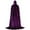 Purple, variant on HNMKIU Hooded Velvet Halloween Cape Unisex Solid Color clothes for Adults Kids 1 Black,XXL