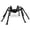 Black, variant on Valora Bella Halloween Giant Spider Outdoor Decorations - 5 Ft Fully Stretched Large Fake Spider with Red Eyes & Bendable Legs, 15" Standing Height - Halloween Decor Indoor Yard Lawn Porch Garden