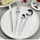 thumbnail image 2 of Juego De Cubiertos De Acero Inoxidable Con 24 Piezas, Cubiertos Para 6 Personas, Tenedor, Cuchillos Y Cucharas, Cubiertos Portatiles, Aptos Para Lavavajillas Set De Cubiertos Acero, 2 of 4